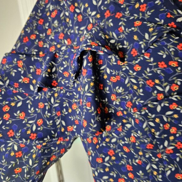 JACK by BB DAKOTA Blue Floral Mini Dress Long sleeves  Size S - Picture 5 of 16